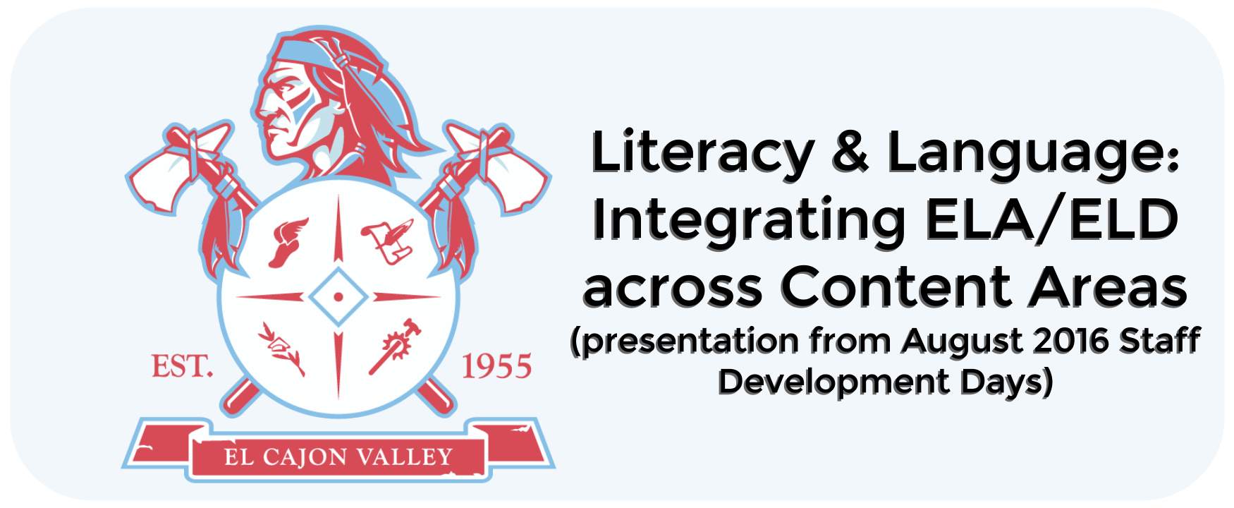 literacy and language integrating ELA ELD across content areas Logo